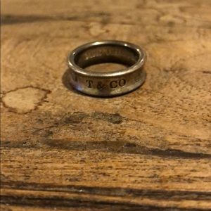 Tiffany 1837 ring- sterling silver